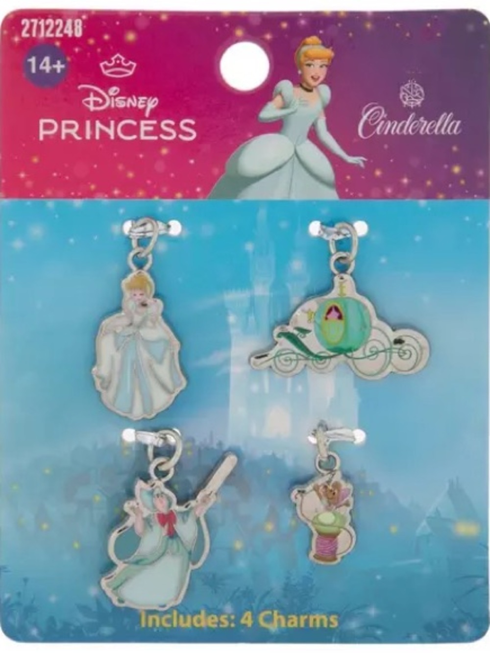 New Cinderella Enamel Charms